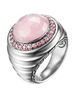 Bedeg Rose Quartz Dome Ring