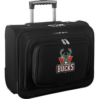 NBA Milwaukee Bucks 14 Laptop Overnighter Black   Denco S