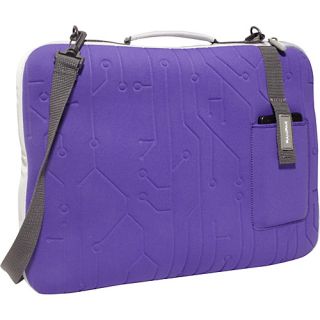 16 Neoprene Sleeve w/ Shoulder Strap Purple   Ranipak Laptop Sleeves