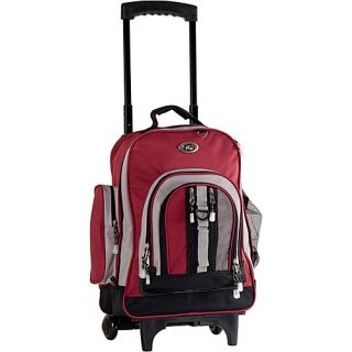Awestruck 18 Rolling Backpack Deep Red/Charcoal/Black   CalPak Wheeled B