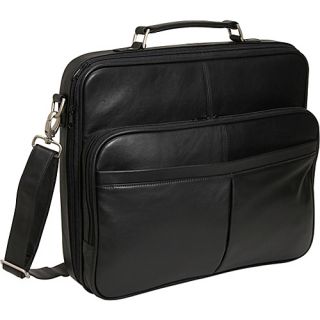 17 Laptop Briefcase Black   Royce Leather Non Wheeled Computer Ca