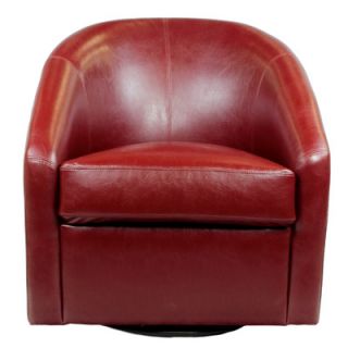 Elegant Home Fashions Colby Swivel Chair 1208 Red / 1208 Avo Color Red