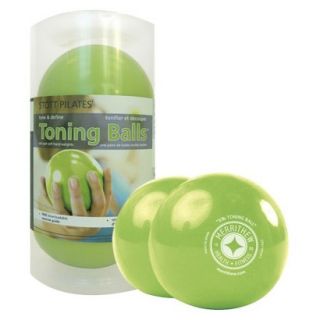 Stott Pilates Toning Ball Two Pack   Lime ( 3lbs )