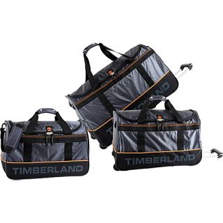 Kangamagus 3 Piece Duffle Set Shadow Grey/Black   Timberland Luggage