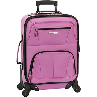Pasadena 19 Expandable Spinner Carry On Pink   Rockland Luggag