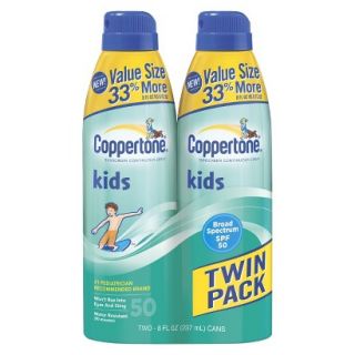 Coppertone Kids Continuous Spray Sunscreen SPF 50   16 oz