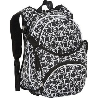 Munich School Backpack With Detachable Lunch Cooler   Skulls Skulls   Ob