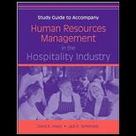 Human Resources Management in the Hospitality Industry Study Guide