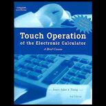 Touch Operation of the Electronic Calculator  A Brief Course