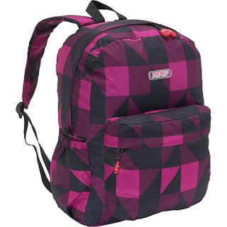 Oz Block Pink   J World New York School & Day Hiking Backpacks