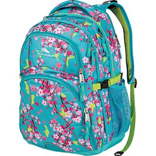 Swerve Laptop Backpack  Womens Birds & Blossoms/Tropic Teal/Chartre