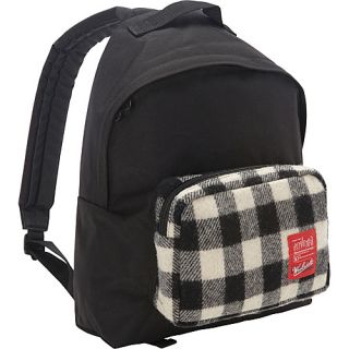 X Woolrich Big Apple Backpack (MD) Buffalo Check White/Black  