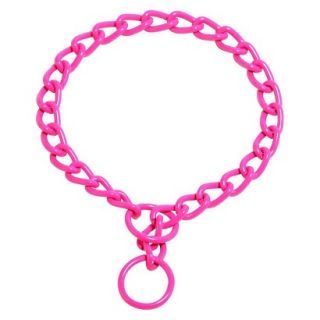 Platinum Pets Coated Chain Training Collar   Pink (24 x 4mm)