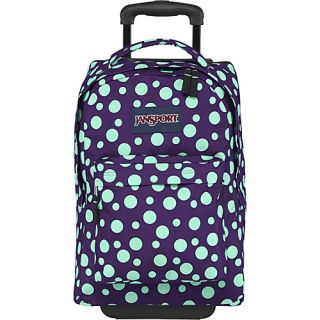 Wheeled SuperBreak Backpack Purple Night / Mint to be Green Sylvia Dot
