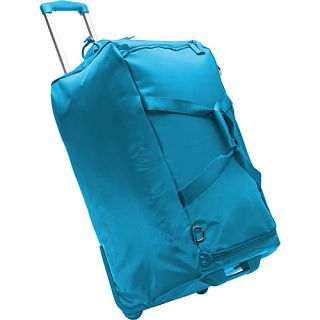 Lipault 27 Foldable 2 Wheeled Duffle Bag   Aqua