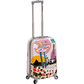 Vegas 3 20 Hardside Carryon Vegas   Rockland Luggage Small Rol