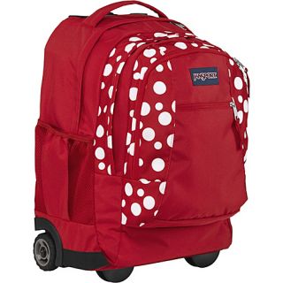 Driver 8 Rolling Backpack High Risk Red / White Sylvia Dot   JanSport W
