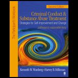 Criminal Conduct and Substance Abuse Workbook