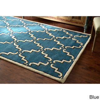 Nuloom Handmade Luna Marrakesh Trellis Wool Rug (9 X 12)