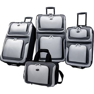 New Yorker 4 Piece Luggage Set   Gray