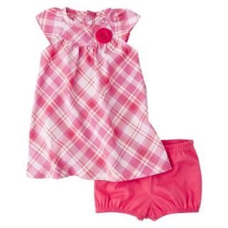 Just One You;Made by Carters Girls Dress and Panty Set   Pink 3M
