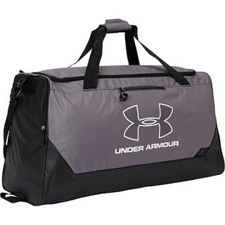 Hustle Large Duffel Black/Graphite/White   Under Armour All Purpose