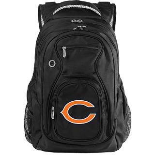 NFL Chicago Bears 19 Laptop Backpack Black   Denco Sports