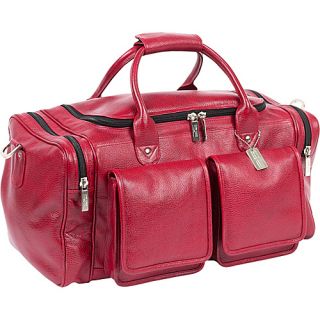 Small Hampton Duffel Red   ClaireChase Travel Duffels