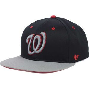 Washington Nationals 47 Brand MLB Red Under Snapback Cap