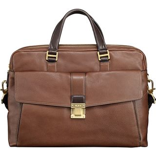 Beacon Hill Chestnut Large Laptop Brief   Brown