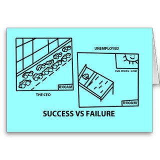 Success vs Failure Card