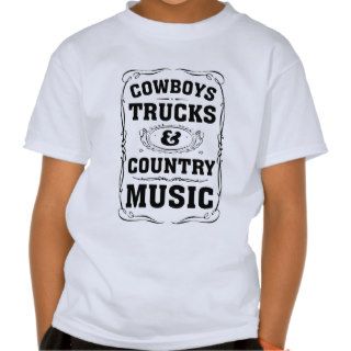 Cowboys Trucks And Country Music Tees