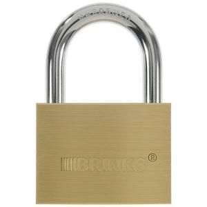 Brinks Home Security 2 3/8 in. (60 mm) Solid Brass Lock 171 60001