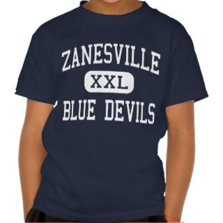 Zanesville   Blue Devils   High   Zanesville Ohio Tee Shirt