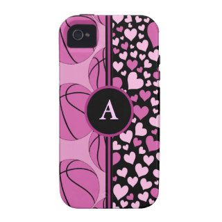 hearts and basketball Case Mate iPhone 4 case