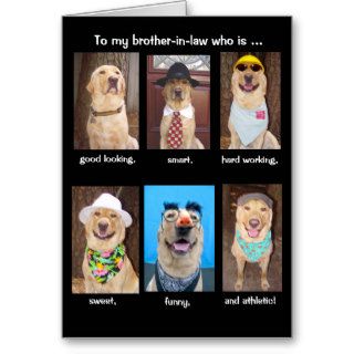 Funny Brother in law Birthday Cards