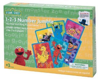 Sesame Street 1 2 3 Number Jumble Toys & Games