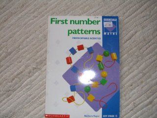 First Number Patterns Key Stage 1 (Essentials Maths) Barbara Raper, Rose Griffiths 9780590530620 Books