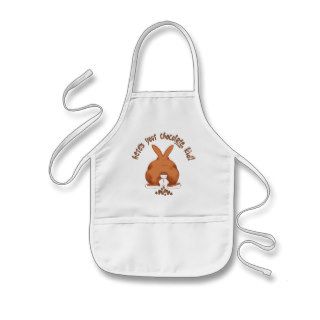 Here's your chocolate Kid's Apron