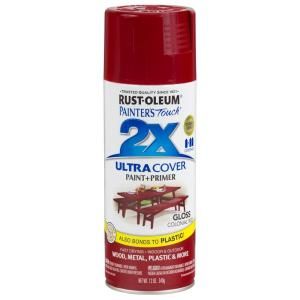 Rust Oleum Painters Touch 2X 12 oz. Gloss Colonial Red General Purpose Spray Paint 249116