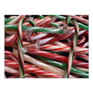 Chocolate Mint Candy Canes Photo Print