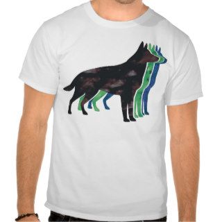 German Shepherd Silhouette T Shirt