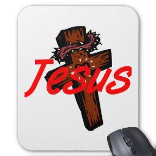 Jesus Mouse Pad