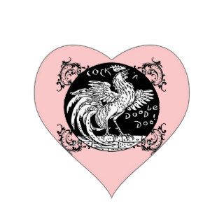 Rooster Home Decor, Apparel, and Gifts Stickers