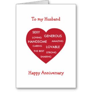 Happy Anniversary   for HIM Card