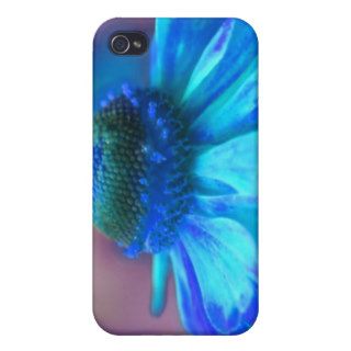 Fantasy Blue Zinnia Floral iPhone 4 Speck Case iPhone 4 Case