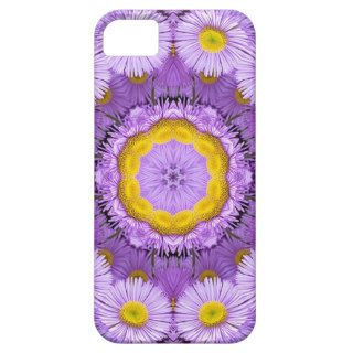 Cute Chic Purple Yellow Daisy Floral Pattern iPhone 5 Cases