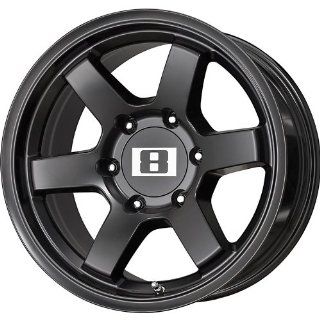 Level 8 MK 6 16 Black Wheel / Rim 6x5.5 with a  10mm Offset and a 106.1 Hub Bore. Partnumber 16136 Automotive