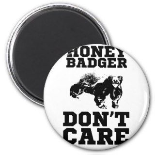 Funny Honey Badger Don't Care Case Refrigerator Magnet