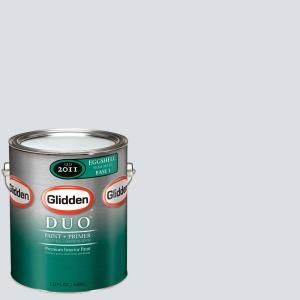 Glidden DUO 1 gal. #GLN54 01E Pearl Grey Eggshell Interior Paint with Primer GLN54 01E
